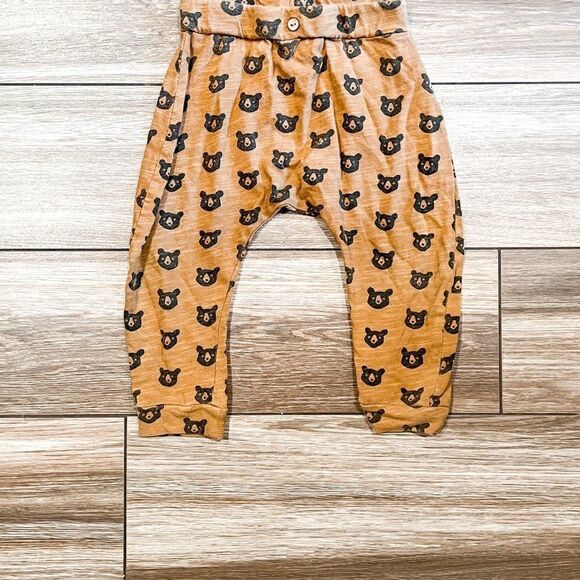 Rylee + Cru Black Bears Top and Pant Set, Size 12-18M - Picture 2 of 6